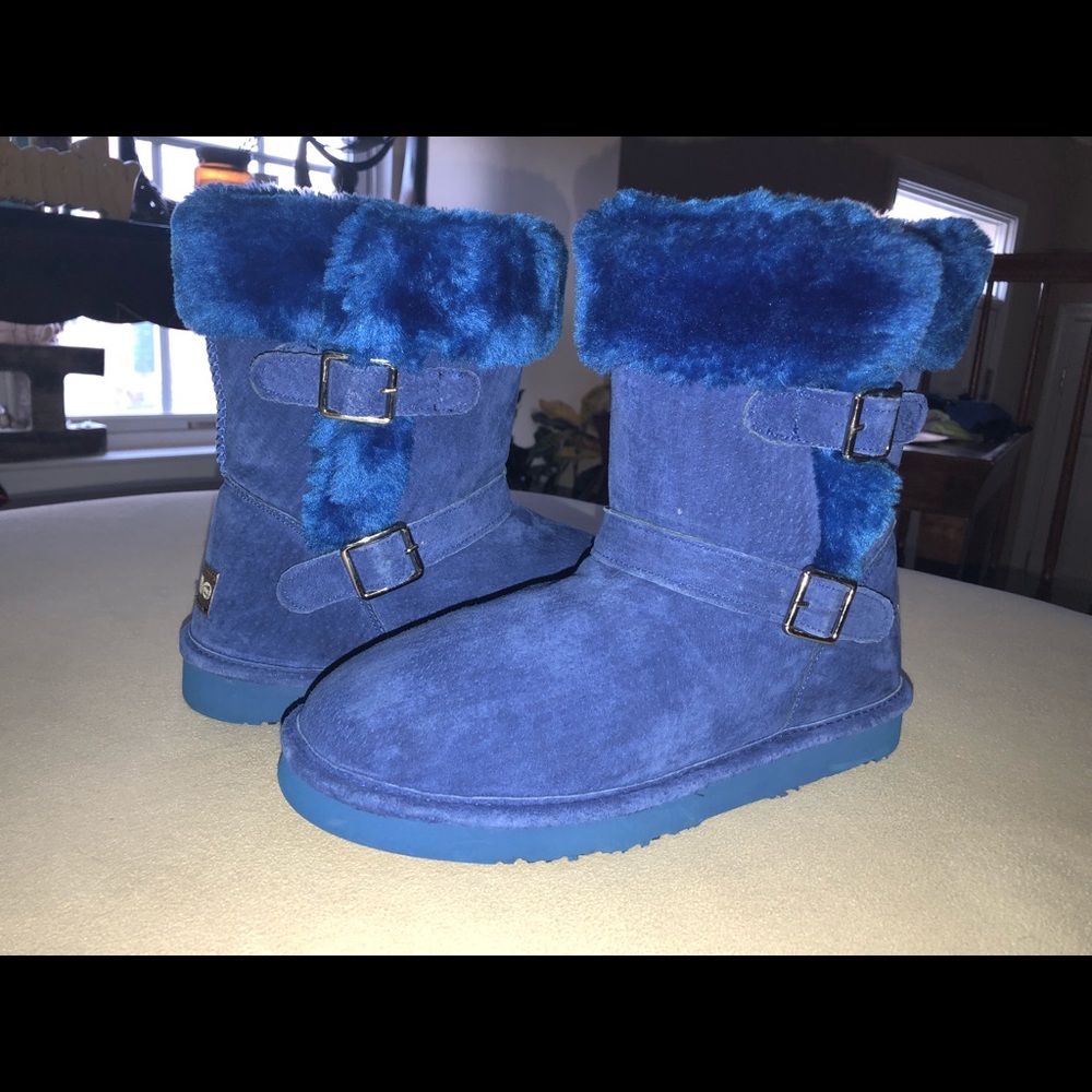 Blue Lamo Boots